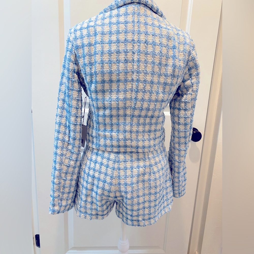 NWT JASON WU Classic Tweed Blazer and Skort Short Set - Picture 2 of 9